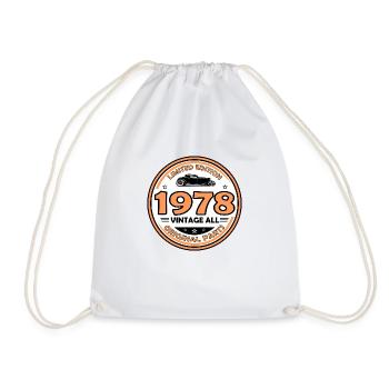 Vintage 1978 - Sac de sport léger - blanc - Devant