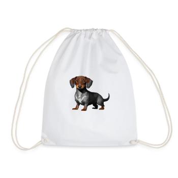 Dachshund Hund Hundehalter Dackelwelpe Hunde - Turnbeutel - Weiß - Vorne