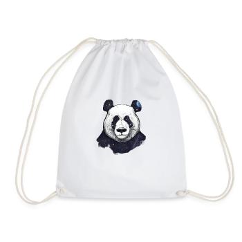 Space panda - Sac de sport léger - blanc - Devant