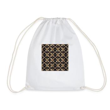 Carreaux Motif Sans Couture Motif Géométrique Art Moderne - Sac de sport léger - blanc - Devant