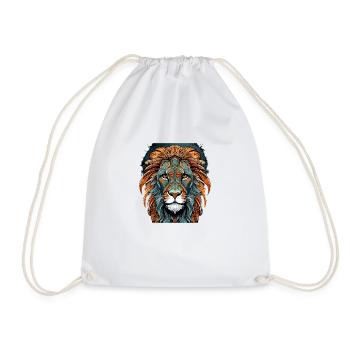 Simbo le lion - Sac de sport léger - blanc - Devant