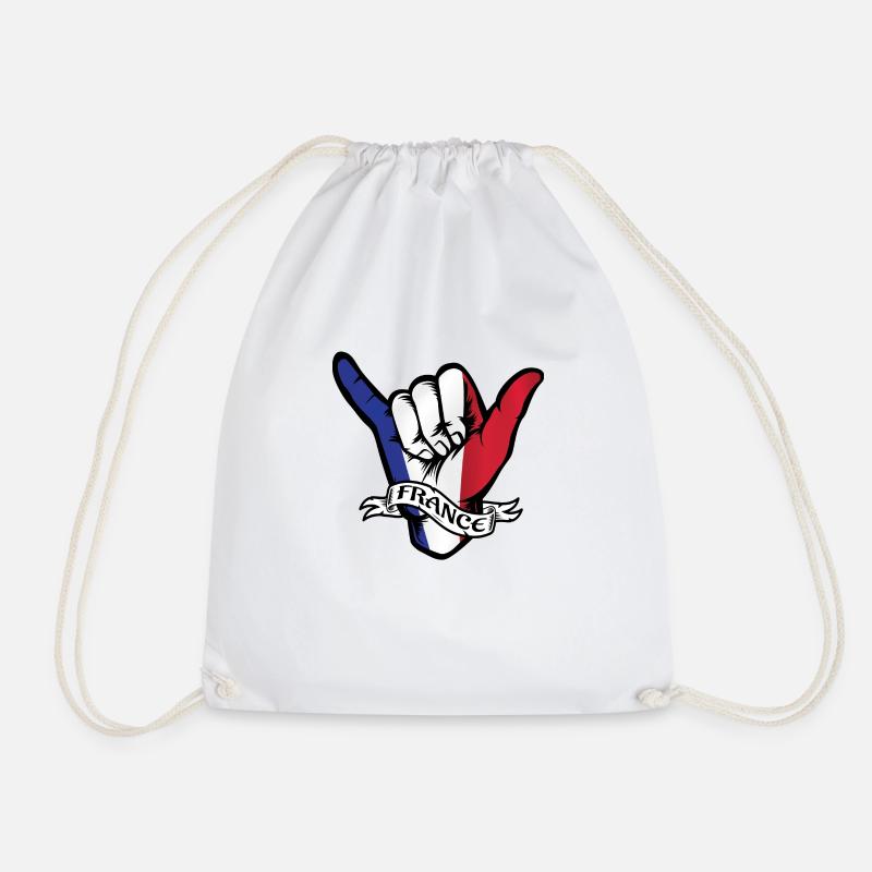 France Shaka - Turnbeutel - Weiß