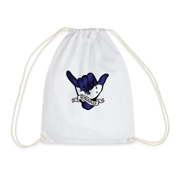 Honduras Shaka - Drawstring Bag - white - Front