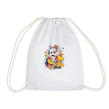 Monstro fruits n°3 - Sac de sport léger - blanc - Devant