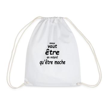 mieux vaut - Sac de sport léger - blanc - Devant