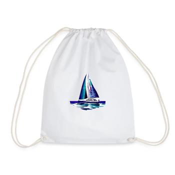 voilier voilier voilier voilier voilier voilier - Sac de sport léger - blanc - Devant