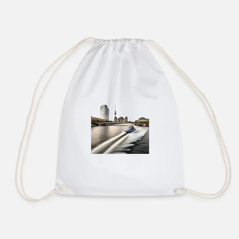 Speedboat_Berlin - Turnbeutel - Weiß