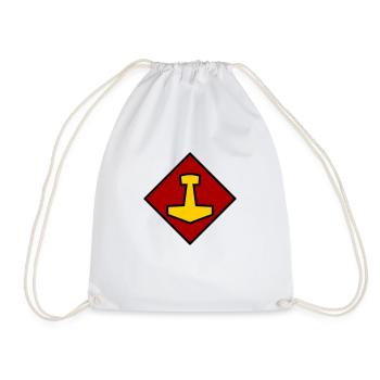 Mjölnir - Sac de sport léger - blanc - Devant