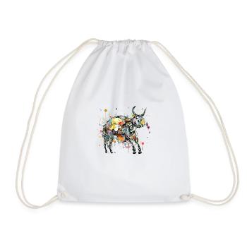 Moli le taureau - Sac de sport léger - blanc - Devant
