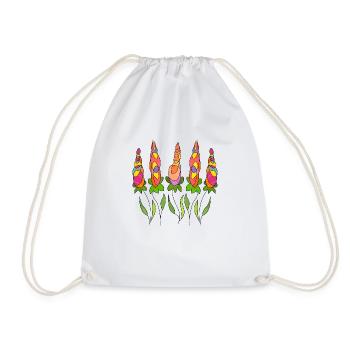 Fleur - Sac de sport léger - blanc - Devant