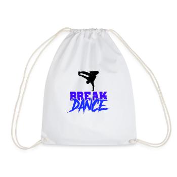 break dance - Turnbeutel - Weiß - Vorne