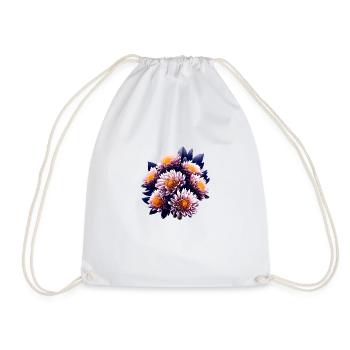 Flower Gift Flowers Garden Home Gardener Gardener Gardener - Drawstring Bag - white - Front