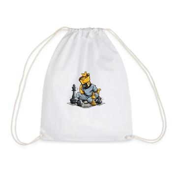 Bilo in full reflection - Drawstring Bag - white - Front