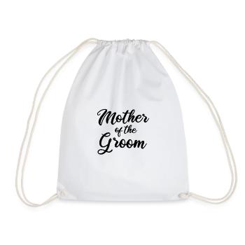 Mother of the Groom - Drawstring Bag - white - Front