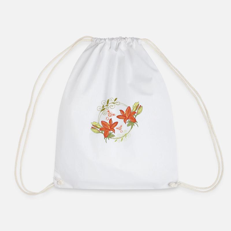 Fleurs de lys - Sac de sport léger - blanc