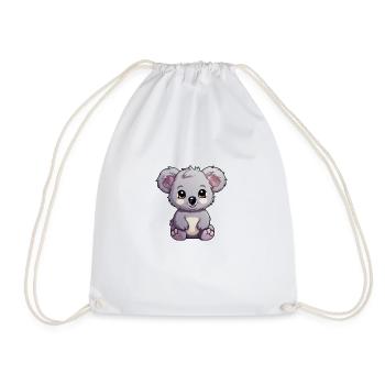 Koala Kawaii - Drawstring Bag - white - Front