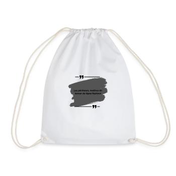 Les pêcheurs, maîtres du lancer de ligne fashion! - Sac de sport léger - blanc - Devant