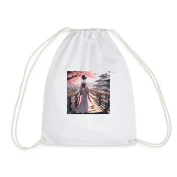 Geisha - Sac de sport léger - blanc - Devant