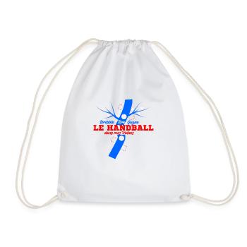 Handball Passion : Dribble, Tire, Gagne ! - Sac de sport léger - blanc - Devant
