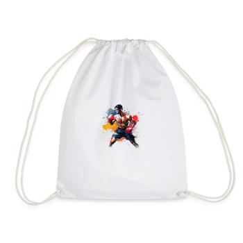 Boxer Focus - Drawstring Bag - white - Front
