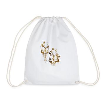 skullss1 - Sac de sport léger - blanc - Devant