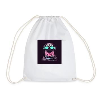 Pug DJ - Sac de sport léger - blanc - Devant