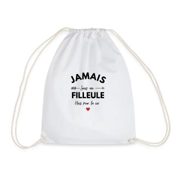 Jamais Sans Ma filleule Unis Pour La vie - Sac de sport léger - blanc - Devant