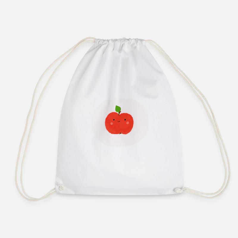 Small apple for #Kinder #Baby #Erwachsene - Drawstring Bag - white