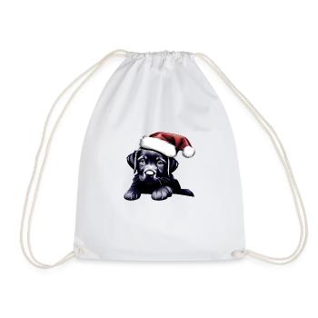Propriétaire du Labrador Christmas Labrador Retriever - Sac de sport léger - blanc - Devant