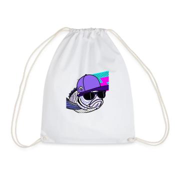 Poisson frais - Sac de sport léger - blanc - Devant