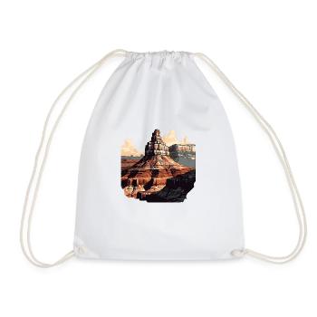 The Grand Canyon in Arizona - Drawstring Bag - white - Front