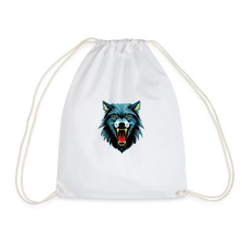 Loup - Sac de sport léger - blanc - Devant