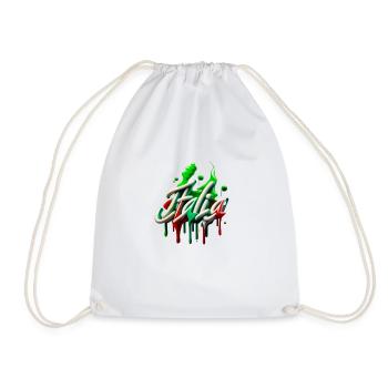 Italia-Style - Drawstring Bag - white - Front