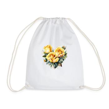 Flower Gift Flowers Garden Home Gardener Gardener Gardener - Drawstring Bag - white - Front
