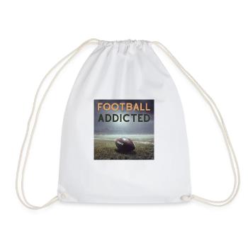 Football Addicted - Turnbeutel - Weiß - Vorne