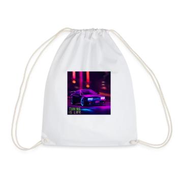 Tuning Voitures - Sac de sport léger - blanc - Devant