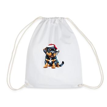 Rottweiler Chien Chiot Rottweiler Puppy Chiens - Sac de sport léger - blanc - Devant