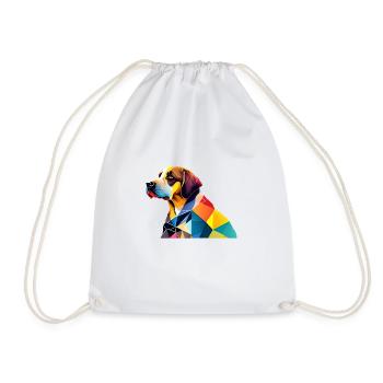 Labrador Retriever Labrador Propriétaire Chiot - Sac de sport léger - blanc - Devant