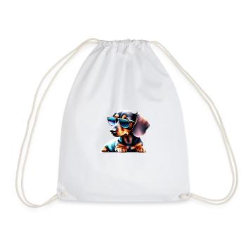 Dachshund Dogs Dachshund Puppy Dog Dog Owner - Drawstring Bag - white - Front