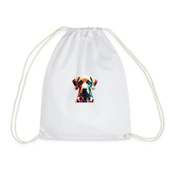 Chiot Labrador propriétaire Labrador Retriever - Sac de sport léger - blanc - Devant