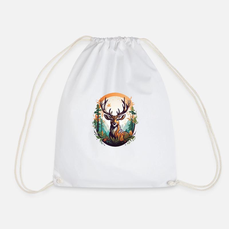 Cerf - Sac de sport léger - blanc