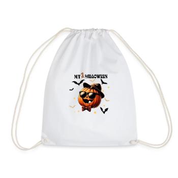 Chemise d’Halloween pour enfants - Sac de sport léger - blanc - Devant