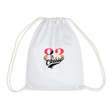 Vintage 1983-83rd Birthday - Drawstring Bag - white - Front