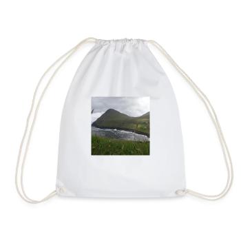 Iceland - Drawstring Bag - white - Front