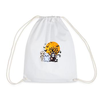Chemise personnalisée d’Halloween, sweats à capuche, tasses, casquettes, sacs - Sac de sport léger - blanc - Devant