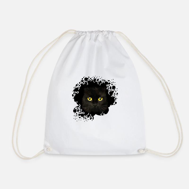 Chat - Sac de sport léger - blanc