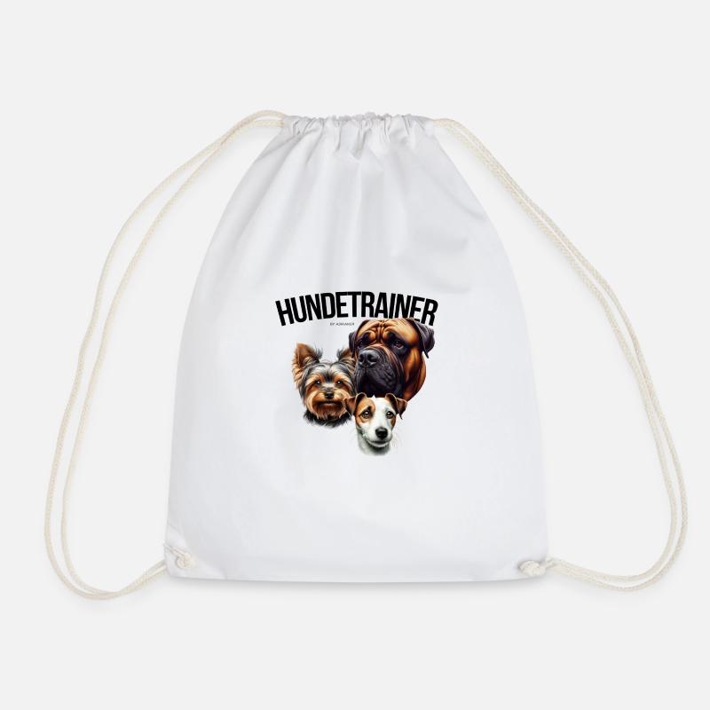 HUNDETRAINER - Turnbeutel - Weiß