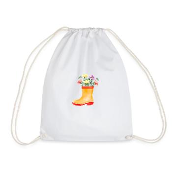 Fleurs, Jardin, Jardinier amateur, Cadeau de fleurs, Jardinier - Sac de sport léger - blanc - Devant