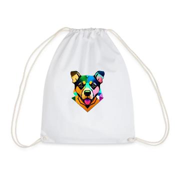 Propriétaires de chiens Chiens Golden Retriever Chiot - Sac de sport léger - blanc - Devant