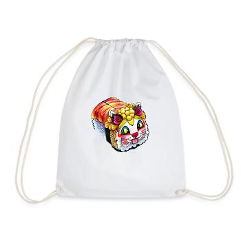 Sushi Lion - Sac de sport léger - blanc - Devant